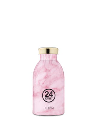 24bottles - Clima flaske, Pink marble - 330 ml. - 24Bottles