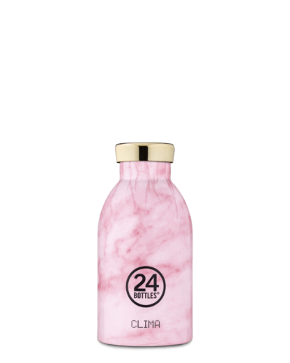 24bottles - Clima flaske, Pink marble - 330 ml. - 24Bottles