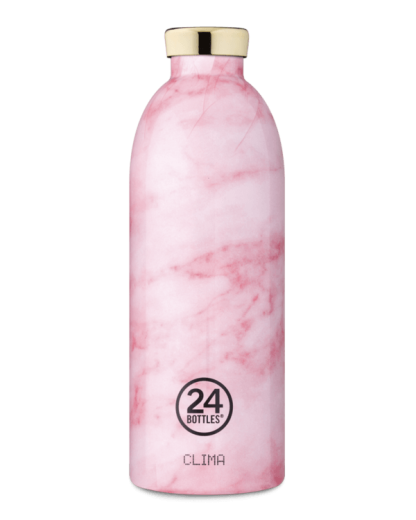 24bottles - Clima flaske, Pink marble - 850 ml. - 24Bottles