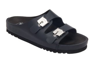 Scholl - Kim Iconic Læder sandaler  - sort - Size (37) - Scholl