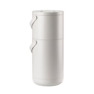 Zone - Circular affaldsspand, Warm Grey - 22+12 liter. - Zone