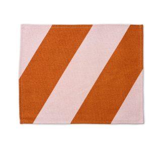 Jou Quilts - Dækkeserviet skrå - rosa/cognac - Jou Quilts