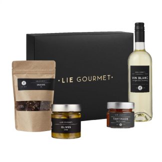 Lie Gourmet - Gaveæske Snack and Wine - Lie Gourmet