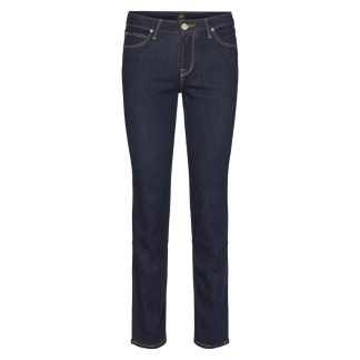 Lee - Marion straight rinse Jeans - blå - Size (27/33) - Lee