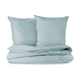 Bahne Interior - Curly Percale Double sengetøj, Blue Haze - 200x220 cm. - Bahne Interior