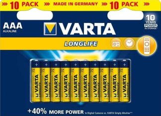 Varta - Longlife batterier AAA, 10 stk. - Varta