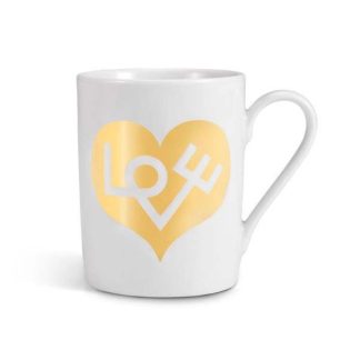 Vitra Accessories - Krus Love heart, golden - H: 9,5 cm. - Vitra accessories