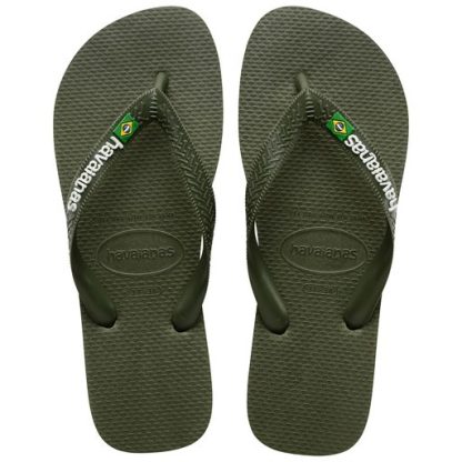 Havaianas - Brasil klip klapper  - grøn - Size (37/38) - Havaianas