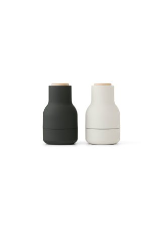 Audo Copenhagen - Bottle Grinder kværn 2 stk. - small, Ash/Carbon - Audo Copenhagen