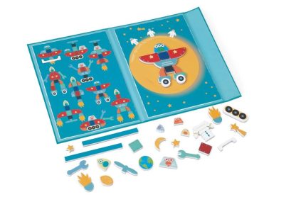 Scratch - Læringsbog, Adventure Spatial  - mønstret - Size (18,5*25,5 cm) - Scratch