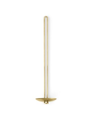 Audo Copenhagen - Clip væglysestage, Brass - H34 cm. - Audo Copenhagen