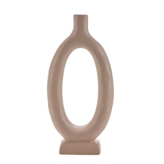 Bahne Interior - Lysestage oval formet - beige - Bahne Interior