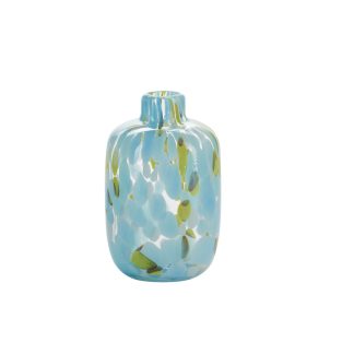 Bahne Interior - Glas vase, Mint Dots - H21 cm. - HAY