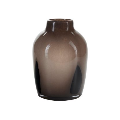 Bahne Interior - Large Dusty Glass vase, Black Spots - H26,5 cm. - Bahne Interior