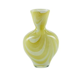 Bahne Interior - Hjerte formet vase, gul - H23,5 cm. - Bahne Interior