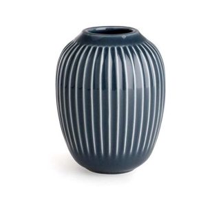 Kähler - Hammershøi vase, grå -  H: 10 cm, - Kähler