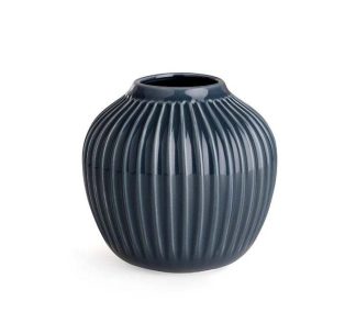 Kähler - Hammershøi vase, grå - H:12,5cm - Kähler