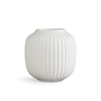 Kähler - Hammershøi fyrfadsstage, hvid - H: 9 cm. - Kähler