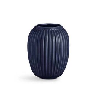 Kähler - Hammershøi vase, indigo - H: 20 cm. - Kähler