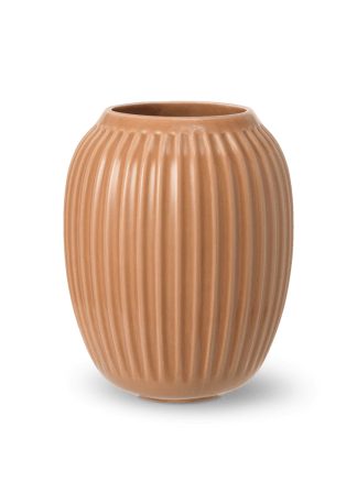 Kähler - Hammershøi vase - karamel, H: 21cm. - Kähler