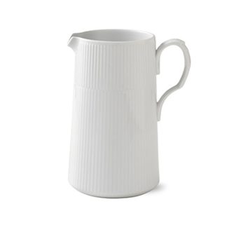 Royal Copenhagen - Hvid riflet kande - 1,5 L. - Royal Copenhagen