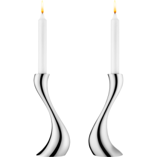 Georg Jensen - Cobra lysestage - mellem 2 stk. - Georg Jensen