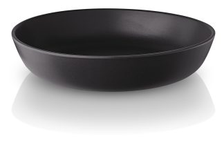 Eva Solo - Nordic dyb tallerken, sort stentøj - Ø20 cm. - Broste Copenhagen