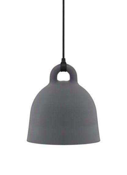 Normann Copenhagen - Bell lampe, small, grå - H: 37 cm. - Normann Copenhagen