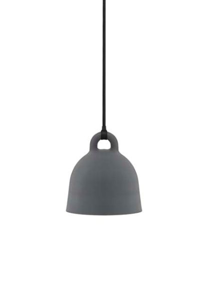 Normann Copenhagen - Bell lampe, x-small, grå - H: 23 cm. - Normann Copenhagen