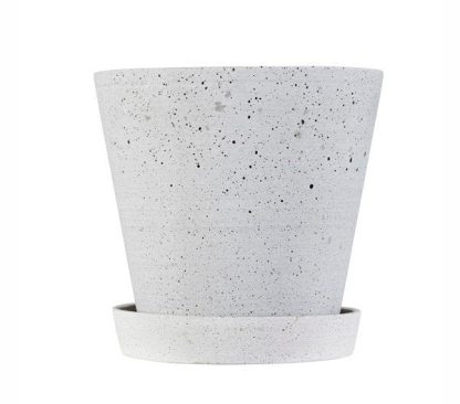 Hay - Flowerpot urtepotteskjuler, XL - grå - Ø: 21,5 cm. - HAY