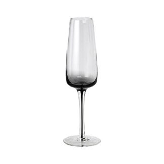 Broste Copenhagen - Champagneglas, smoke - Ø:7 cm. - Bastian