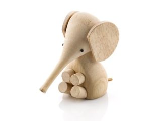 Lucie Kaas - Elefant - gummitræ 11 cm - Lucie Kaas