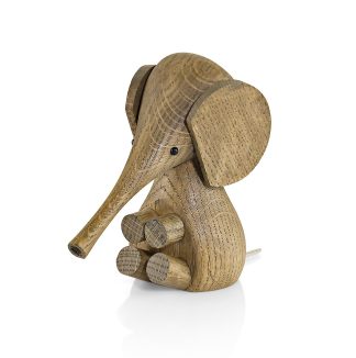 Lucie Kaas - Elefant - røget eg 11 cm - Lucie Kaas