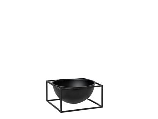 Audo Copenhagen - Kubus Bowl centerpiece lille, sort - 14x7 cm. - Audo Copenhagen