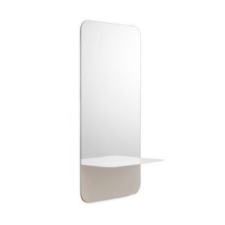 Normann Copenhagen - Horizon spejl, hvid - 80x40 cm. - Normann Copenhagen