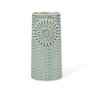 Dottir - Pipanella Lines vase, grøn - 18,1x8,5 cm - Dottir