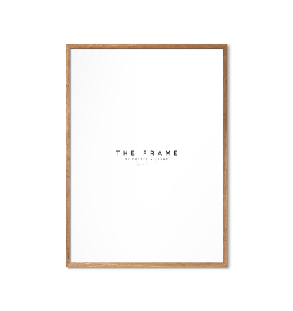 Poster & Frame - Oak ramme - Lys eg - Poster & Frame