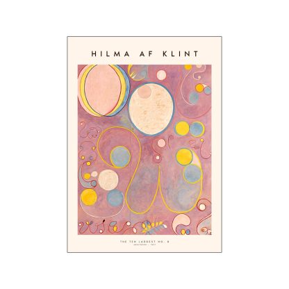 Poster & Frame - Hilma af Klint The Ten Largest no 08 - Poster & Frame