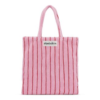 Bongusta - Naram totebag - Baby Pink/Ski Patrol Red - Bongusta