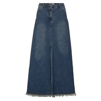 Rabens Saloner - Margie denimnederdel  - blå - Size (m) - Rabens Saloner