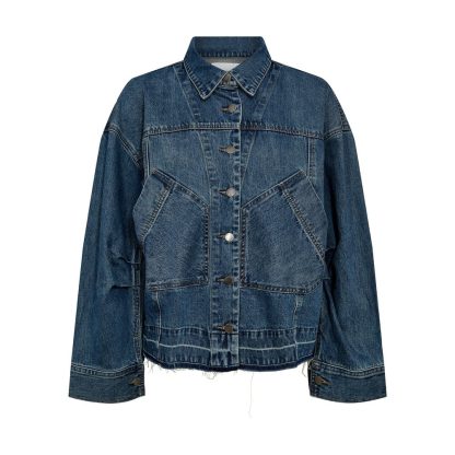 Rabens Saloner - Koi denimjakke  - blå - Size (m/l) - Rabens Saloner