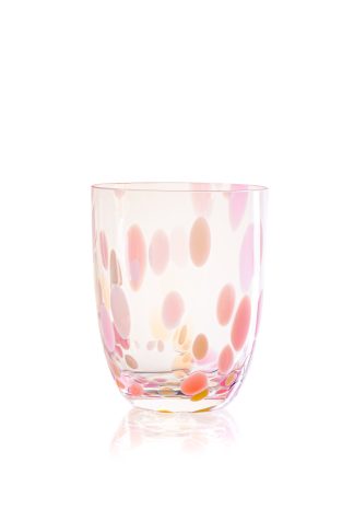 Anna Von Lipa - Big Tonfetti Tumbler glas - rosa/gul - Anna Von Lipa