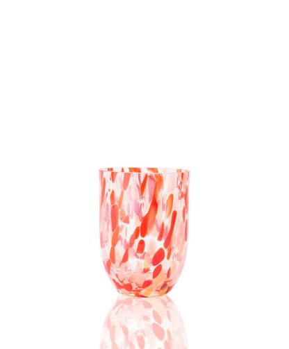 Anna Von Lipa - Big Confetti Tumbler glas - Crimson - Anna Von Lipa