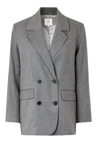 Second Female - Holsye blazer  - grå - Size (xs) - Sneaky Fox