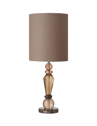 Cozy Living - Glass, bordlampe - Nougat/Taupe - Cozy living