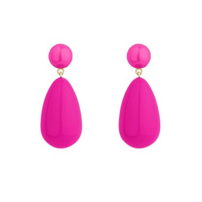 Eshvi - Drop øreringe - Neon Pink - Eshvi