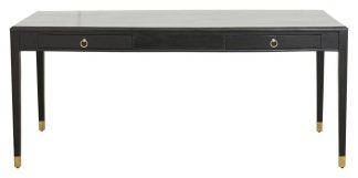 Nordal - EMS skrivebord, sort træ - 179x90 - Nordal