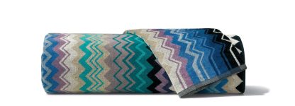 Missoni Home - Giacomo håndklæde - turkis - Missoni Home