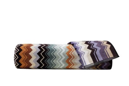 Missoni Home - Giacomo håndklæde - brun/lilla - Missoni Home