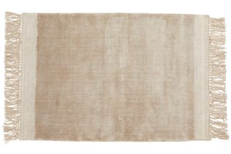 Nordal - Filuca shiny tæppe, beige - 160x240 cm - Nordal